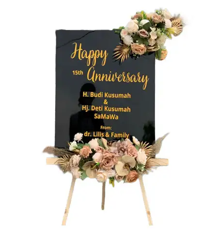 Papan Bunga Akrilik Payung